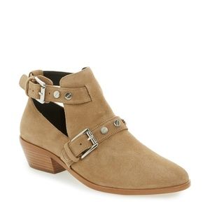 Rebecca Minkoff Abigail Stud Buckle Booties 7